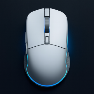 Souris Forgex sans fil blanche RGB
